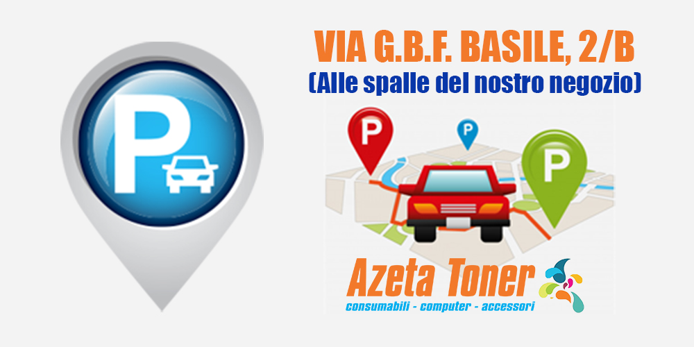 Azeta toner, riserva per te un parcheggio gratuito, ci trovi a Palermo